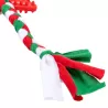 Świąteczna zabawka dla psa gwiazda TPR z warkoczem - gryzak L16.5xW9.2xH1.5cm - 8719138144211