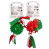 Świąteczna zabawka dla psa piłka TPR cukierek - gryzak L17xW6.5xH6.5cm - 8719138144228