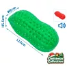 Świąteczna zabawka dla psa orzeszek TPR z piszczkiem - gryzak L13xW6xH5.5cm - 8719138144235