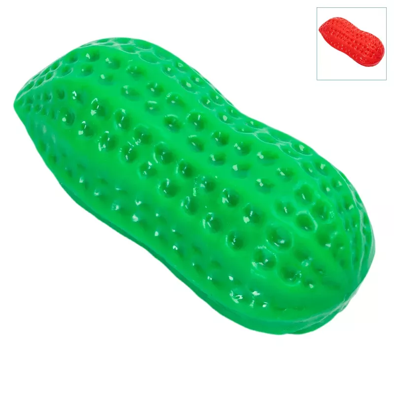 Świąteczna zabawka dla psa orzeszek TPR z piszczkiem - gryzak L13xW6xH5.5cm - 8719138144235