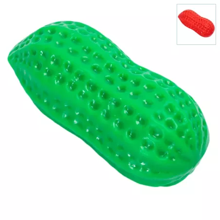 Świąteczna zabawka dla psa orzeszek TPR z piszczkiem - gryzak L13xW6xH5.5cm - 8719138144235