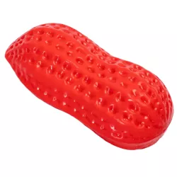 Świąteczna zabawka dla psa orzeszek TPR z piszczkiem - gryzak L13xW6xH5.5cm - 8719138144235