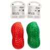 Świąteczna zabawka dla psa orzeszek TPR z piszczkiem - gryzak L13xW6xH5.5cm - 8719138144235