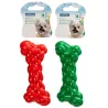 Zabawka dla psa kość TPR z piszczkiem - gryzak L14xW6xH3cm - 8719138144242