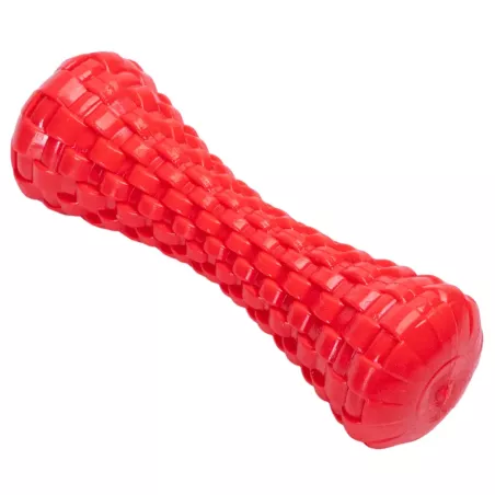 Zabawka dla psa kość TPR plecionka z piszczkiem - gryzak L15.2xW5xH2.6cm - 8719138144259