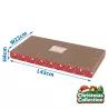 Papierowy drapak dla kota z kocimiętką - tektura falista 43x22x4cm - 8719138144310