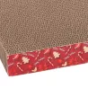 Papierowy drapak dla kota z kocimiętką - tektura falista 43x22x4cm - 8719138144310