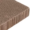 Papierowy drapak dla kota z kocimiętką - tektura falista 43x22x4cm - 8719138144310