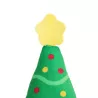 Pluszowa zabawka dla psa choinka z gwiazdką i piszczkiem - 23cm - 8719138144327