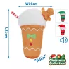 Pluszowa zabawka dla psa mix wzorów z piszczkiem - L21xW16xH9cm - 8719138144334