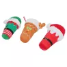Pluszowa zabawka dla psa mix wzorów z piszczkiem - L21xW16xH9cm - 8719138144334