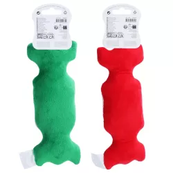 Pluszowa zabawka dla psa cukierek z piszczkiem - 23cm - 8719138144341