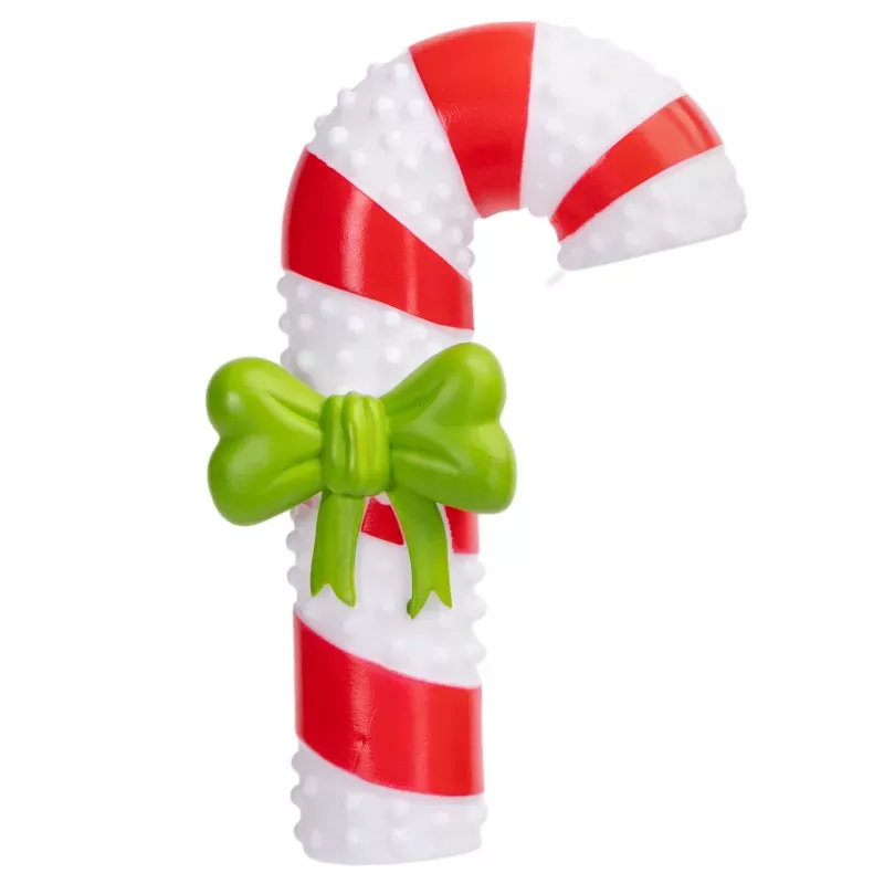 Winylowa zabawka dla psa laska cukrowa z piszczkiem - 16cm - 8719138144402