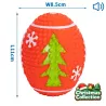 Winylowa piłka do rugby dla psa z piszczkiem - 11cm - 8719138144419