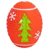 Winylowa piłka do rugby dla psa z piszczkiem - 11cm - 8719138144419