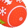 Winylowa piłka do rugby dla psa z piszczkiem - 11cm - 8719138144419