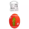 Winylowa piłka do rugby dla psa z piszczkiem - 11cm - 8719138144419
