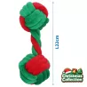 Zabawka dla psa z liny w kształcie hantli - 22cm - 8719138144518