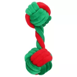 Zabawka dla psa z liny w kształcie hantli - 22cm - 8719138144518