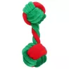 Zabawka dla psa z liny w kształcie hantli - 22cm - 8719138144518