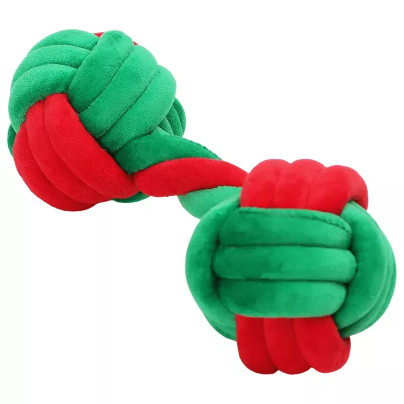 Zabawka dla psa z liny w kształcie hantli - 22cm - 8719138144518