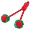 Zabawka dla psa z liny z dwiema kulkami - 36cm - 8719138144525