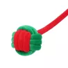 Zabawka dla psa z liny z dwiema kulkami - 36cm - 8719138144525
