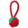 Zabawka dla psa z liny z kulką i pętlą - 24cm - 8719138144532