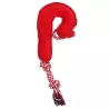 Zabawka dla psa z liny cukrowa laska z frędzlami - 37cm - 8719138144549