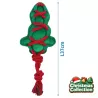 Zabawka dla psa z liny choinka z frędzlami - 37cm - 8719138144556