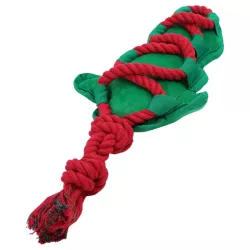 Zabawka dla psa z liny choinka z frędzlami - 37cm - 8719138144556