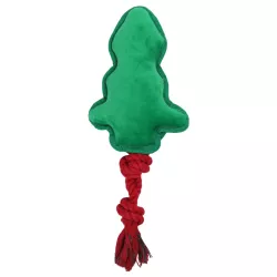 Zabawka dla psa z liny choinka z frędzlami - 37cm - 8719138144556
