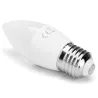 Żarówka świeczka LED C37 E27 6W RGB+3000K kolorowa i ciepła z pilotem - 8433325418427