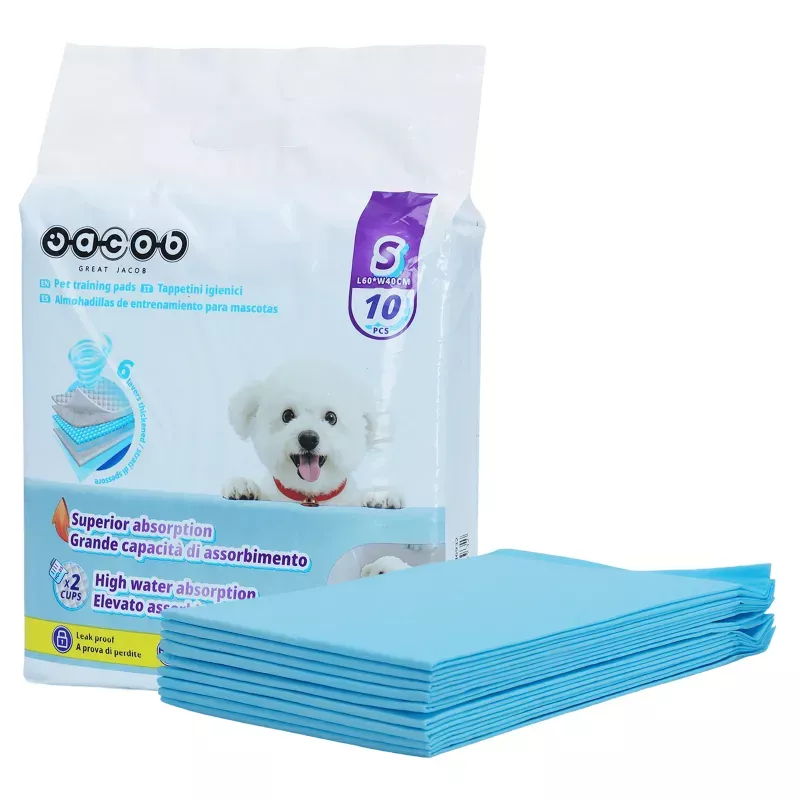 Podkłady 10 szt 40x60cm rozmiar S higieniczne maty do sikania dla psa - 8719138146932