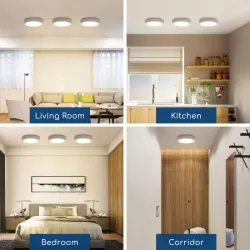 Plafon LED natynkowy okrągły 24W 3000K ciepła, śr. 24,65 cm - 8433325183721