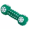 Winylowa zabawka Święty Mikołaj z płatkami śniegu piszcząca zabawka dla psa 13x5cm - 8719138144440
