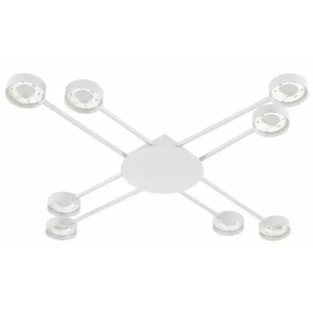 Żyrandol LED GX53 Zibo x8 biały-5904703032199