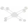 Żyrandol LED GX53 Zibo x8 biały-5904703032199