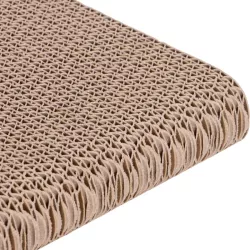 Papierowy drapak dla kota z kocimiętką - tektura falista 43x22x6cm - 8719138144303