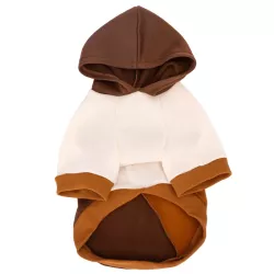 Bluza z kapturem dla psa rozmiar M 30cm kolorowa miękka i ciepła - 8719138142125