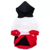 Bluza z kapturem dla psa rozmiar M 30cm kolorowa miękka i ciepła - 8719138142125