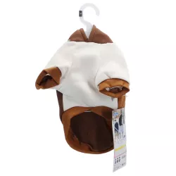 Bluza z kapturem dla psa rozmiar M 30cm kolorowa miękka i ciepła - 8719138142125