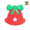 Zabawka dla psa dzwonek świąteczny z kokardą lub w paski 7-8.7cm - 8719138144860