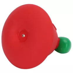 Zabawka dla psa dzwonek świąteczny z kokardą lub w paski 7-8.7cm - 8719138144860