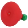 Zabawka dla psa dzwonek świąteczny z kokardą lub w paski 7-8.7cm - 8719138144860