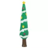 Gryzak świąteczny dla psa choinka z piszczałką - długość 21cm - 8719138144877