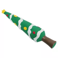 Gryzak świąteczny dla psa choinka z piszczałką - długość 21cm - 8719138144877