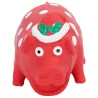 Chrumkająca duża lateksowa zabawka dla psa świnka w groszki 19x9.5x10.5cm - 8719138144891