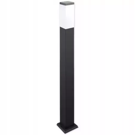 LAMPA OGRODOWA STOJĄCA słupek oświetlający ogród czarny 0,8m gniazdo E27-5903002033807