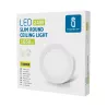 Plafon LED natynkowy okrągły 24W 3000K ciepła, śr. 24,65 cm - 8433325183721